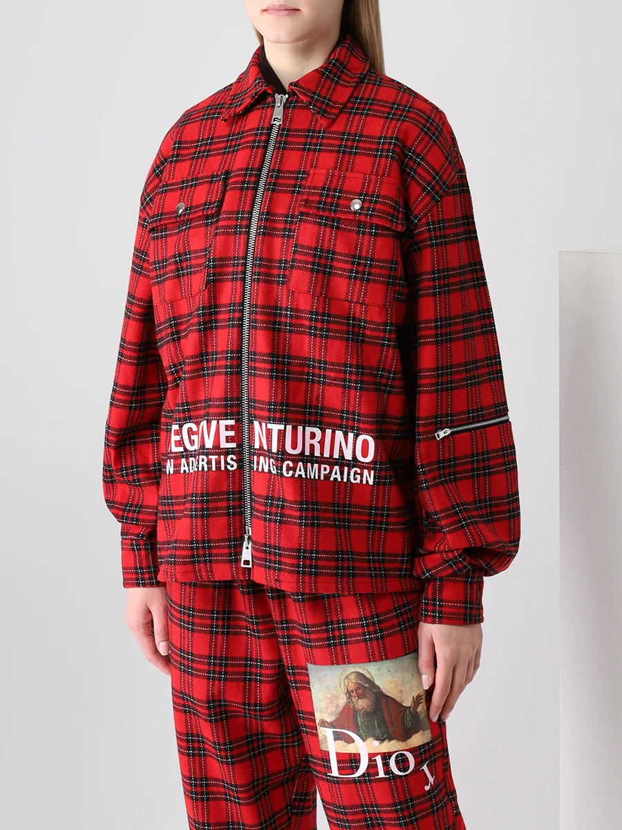 Костюм спортивный в клетку