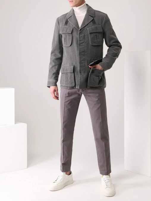 Пиджак с накладными карманами ANDREW MACKENZIE