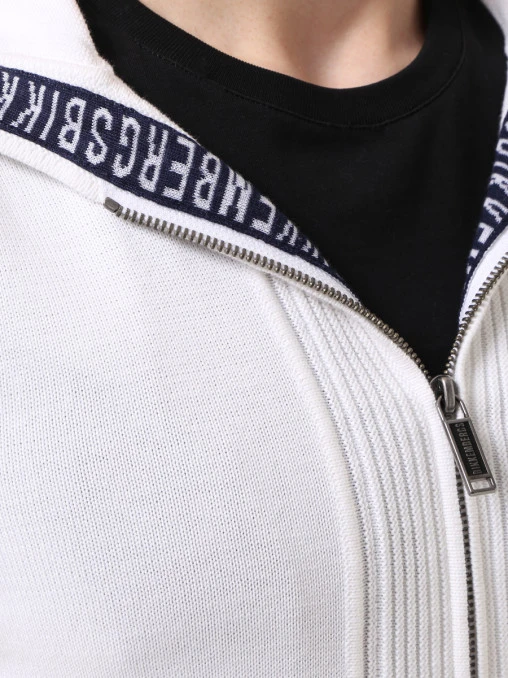 Жилет хлопковый с капюшоном DIRK BIKKEMBERGS