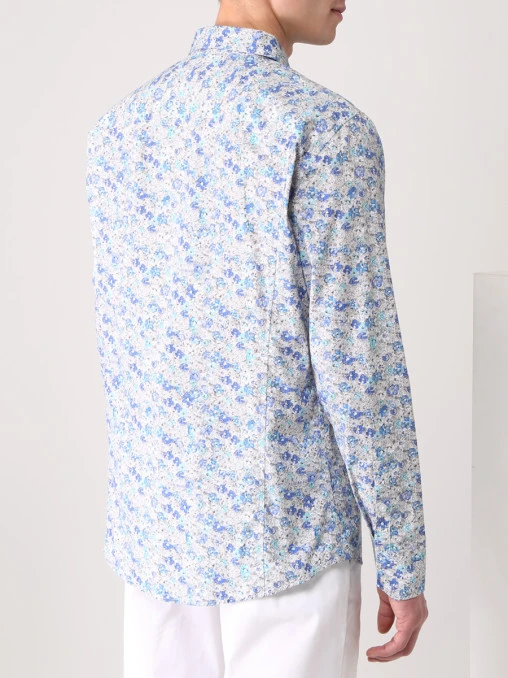 Рубашка Slim Fit хлопковая DIRK BIKKEMBERGS