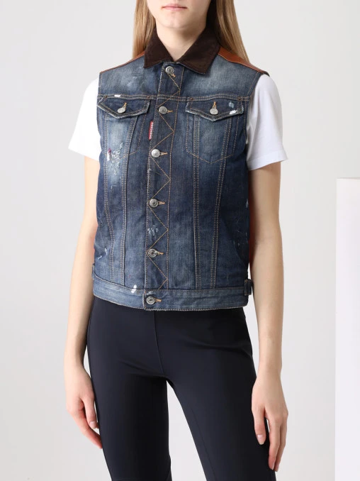 Жилет комбинированный DSQUARED2
