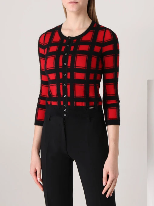 Кардиган из ангоры и шерсти DSQUARED2