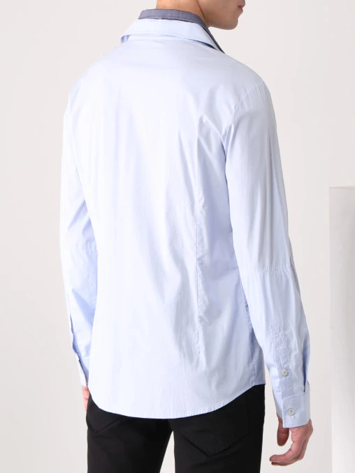 Рубашка Slim Fit комбинированная FRANKIE MORELLO