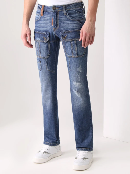 Джинсы Regular Fit хлопковые FRANKIE MORELLO