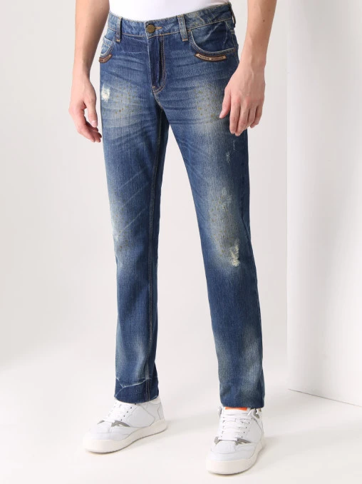Джинсы Regular Fit хлопковые FRANKIE MORELLO