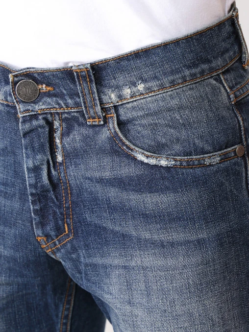 Джинсы Slim Fit хлопковые FRANKIE MORELLO