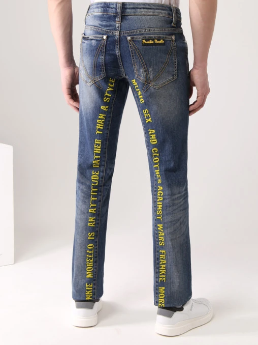 Джинсы Slim Fit хлопковые FRANKIE MORELLO