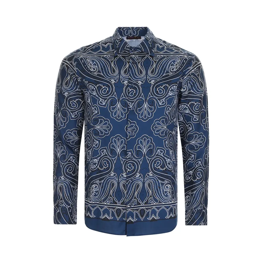 Рубашка Slim Fit хлопковая
