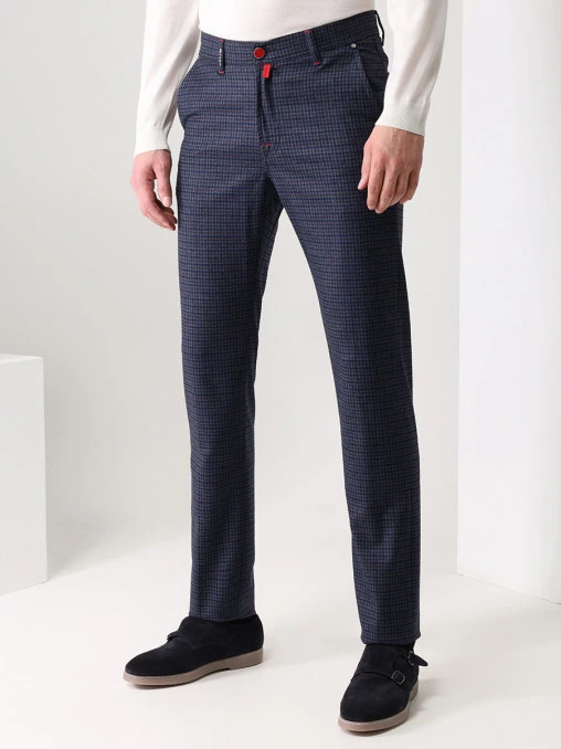 Брюки из шерсти и кашемира KITON