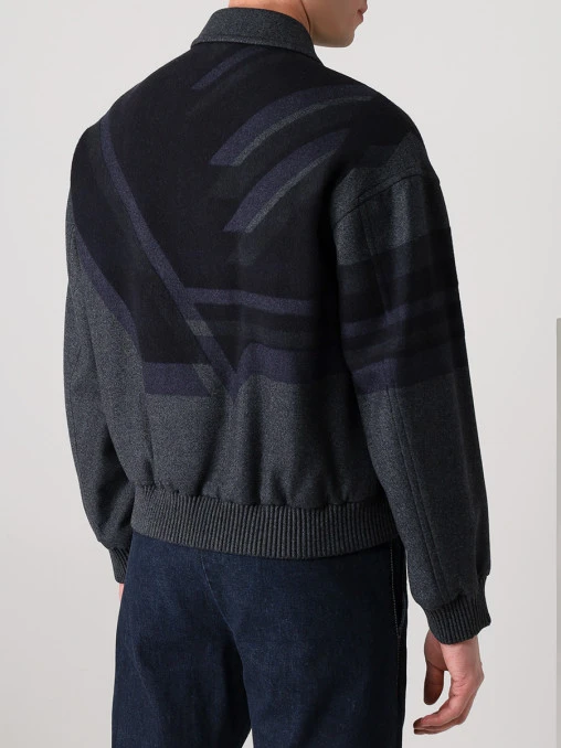 Бомбер шерстяной утепленный BRIONI