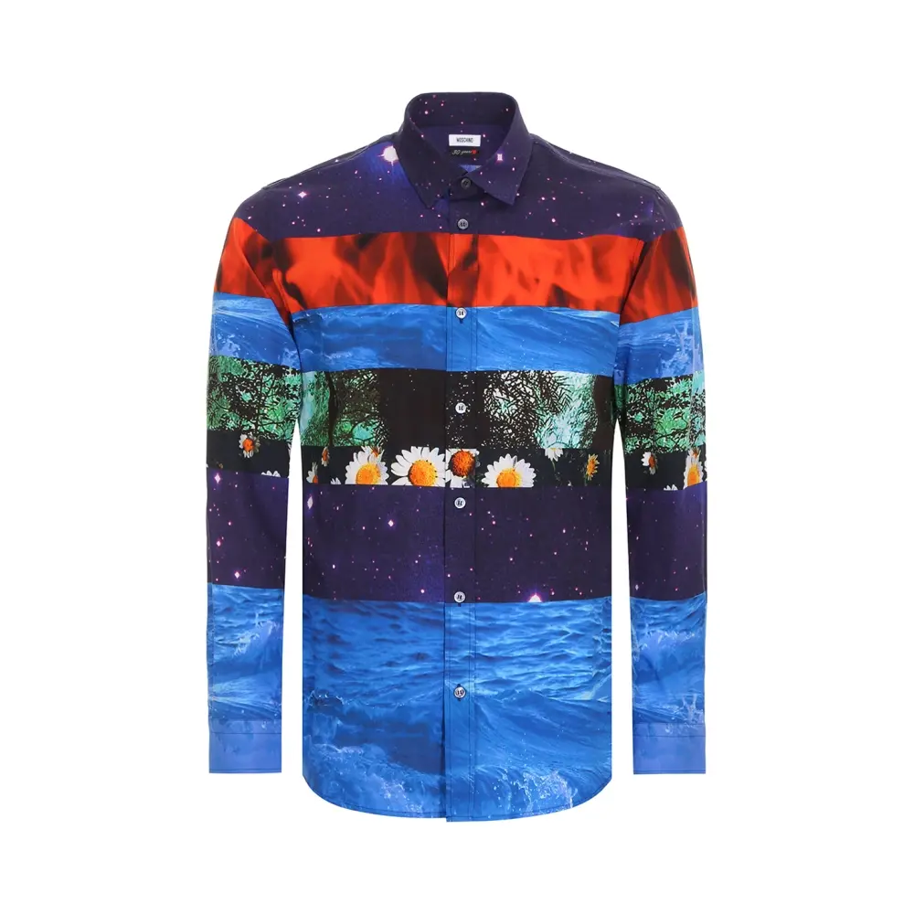 Рубашка Slim Fit хлопковая