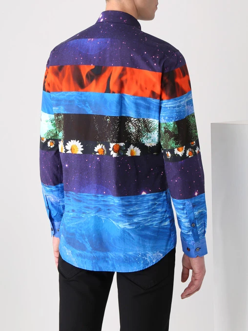 Рубашка Slim Fit хлопковая MOSCHINO