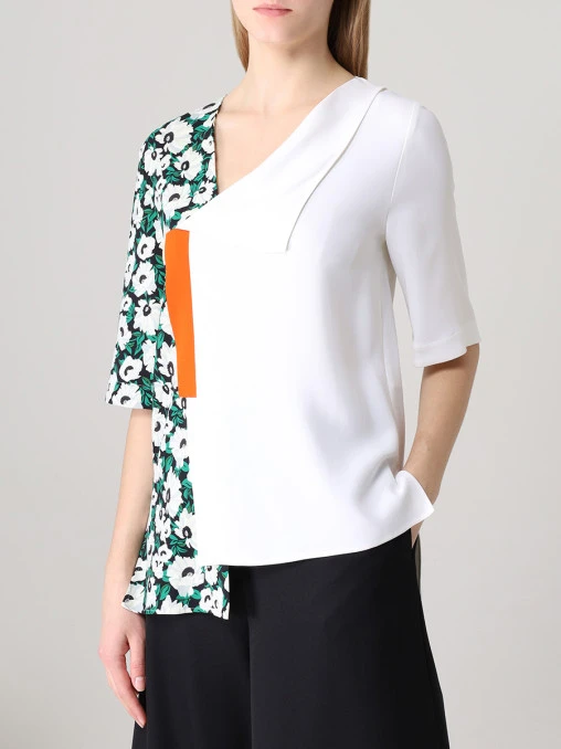 Блуза из вискозы STELLA MCCARTNEY