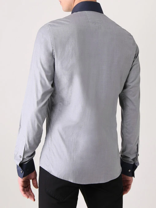 Рубашка Slim Fit хлопковая VERRI