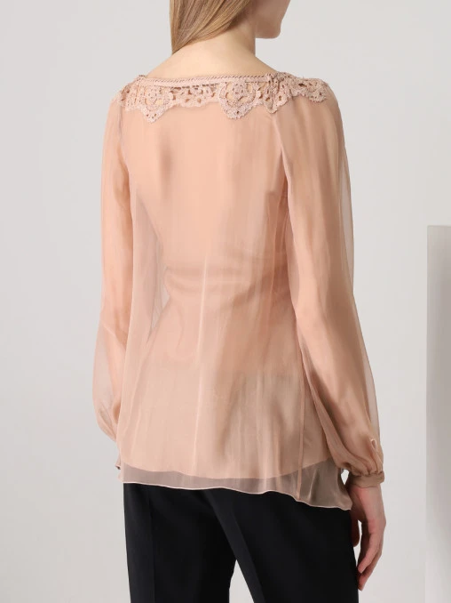 Блуза шелковая ALBERTA FERRETTI