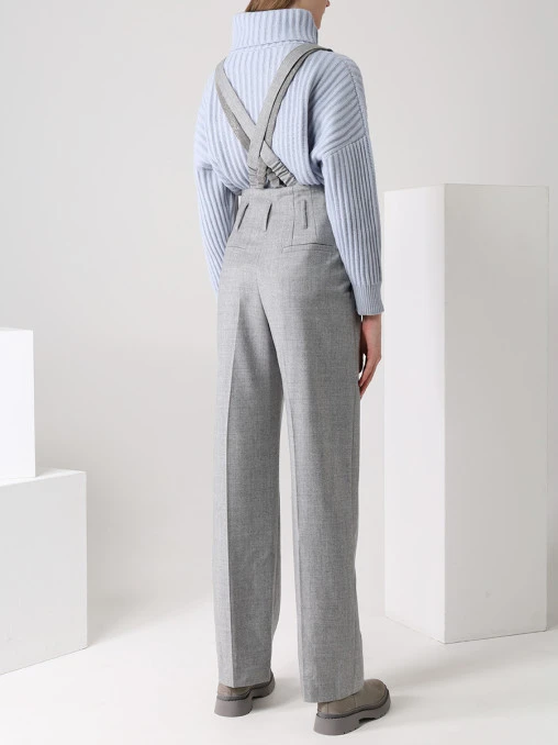 Брюки шерстяные BRUNELLO CUCINELLI