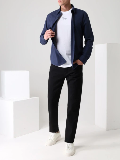 Джинсы Regular Fit хлопковые BOSS