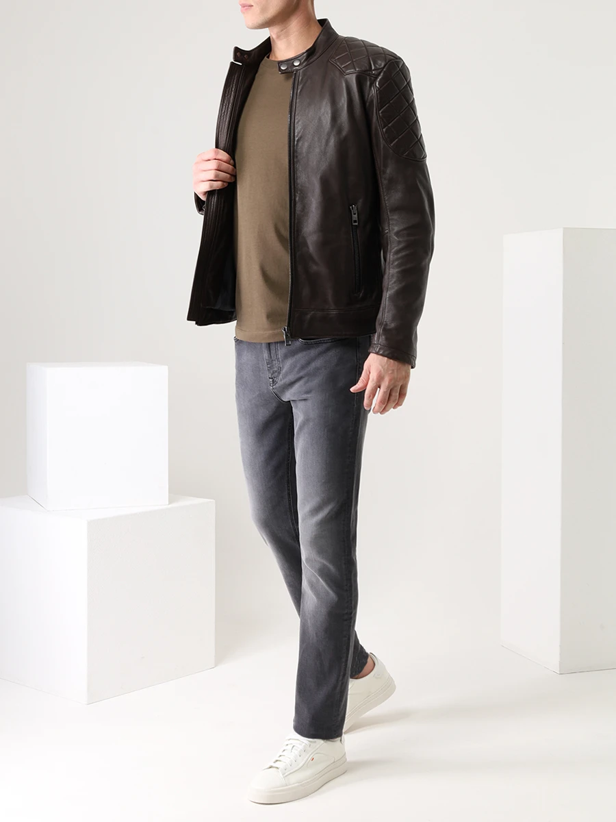 Куртка кожаная