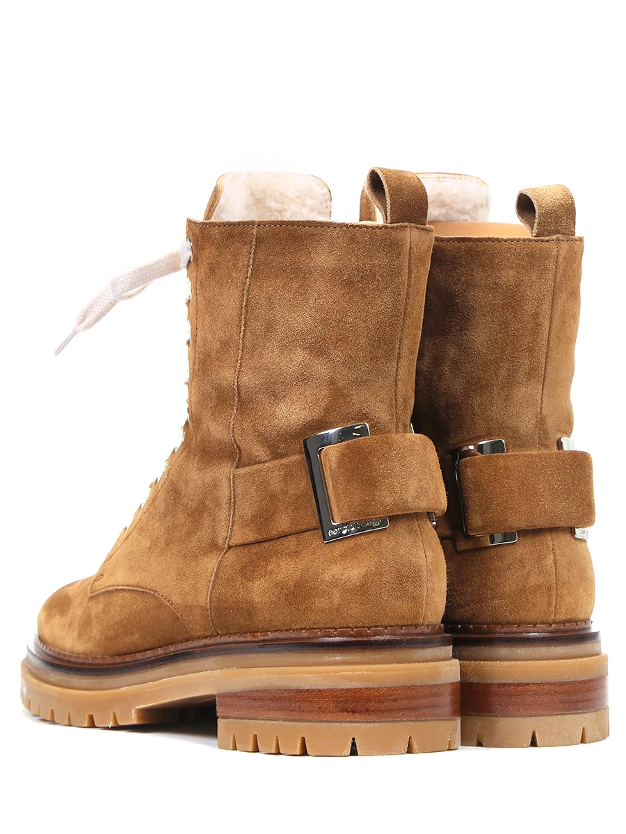 Ботинки замшевые на меху