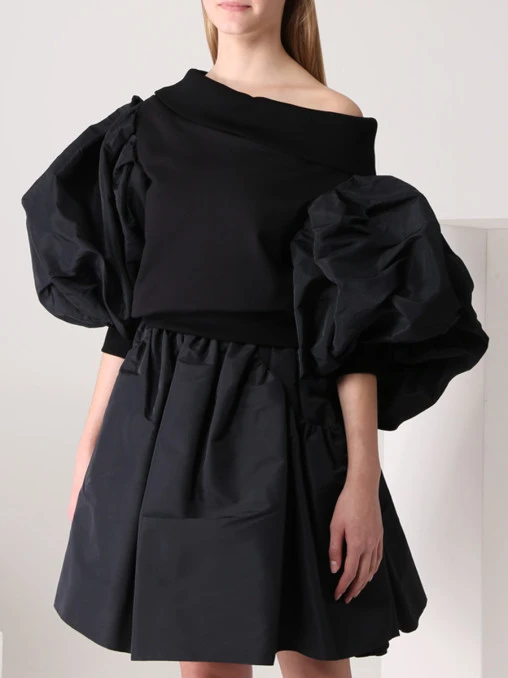 Блуза комбинированная ALEXANDER MCQUEEN