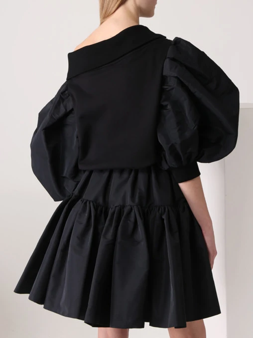Блуза комбинированная ALEXANDER MCQUEEN