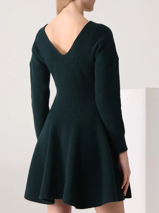 Платье шерстяное ALEXANDER MCQUEEN