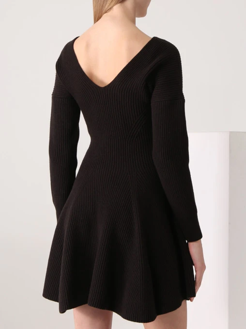 Платье шерстяное ALEXANDER MCQUEEN