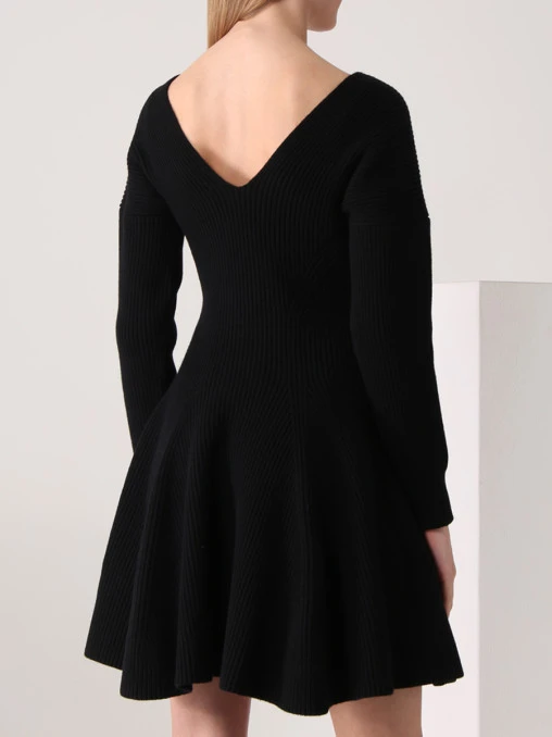 Платье шерстяное ALEXANDER MCQUEEN