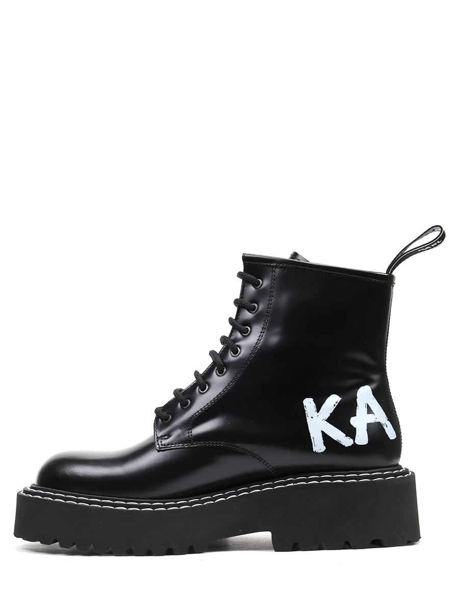 Ботинки кожаные