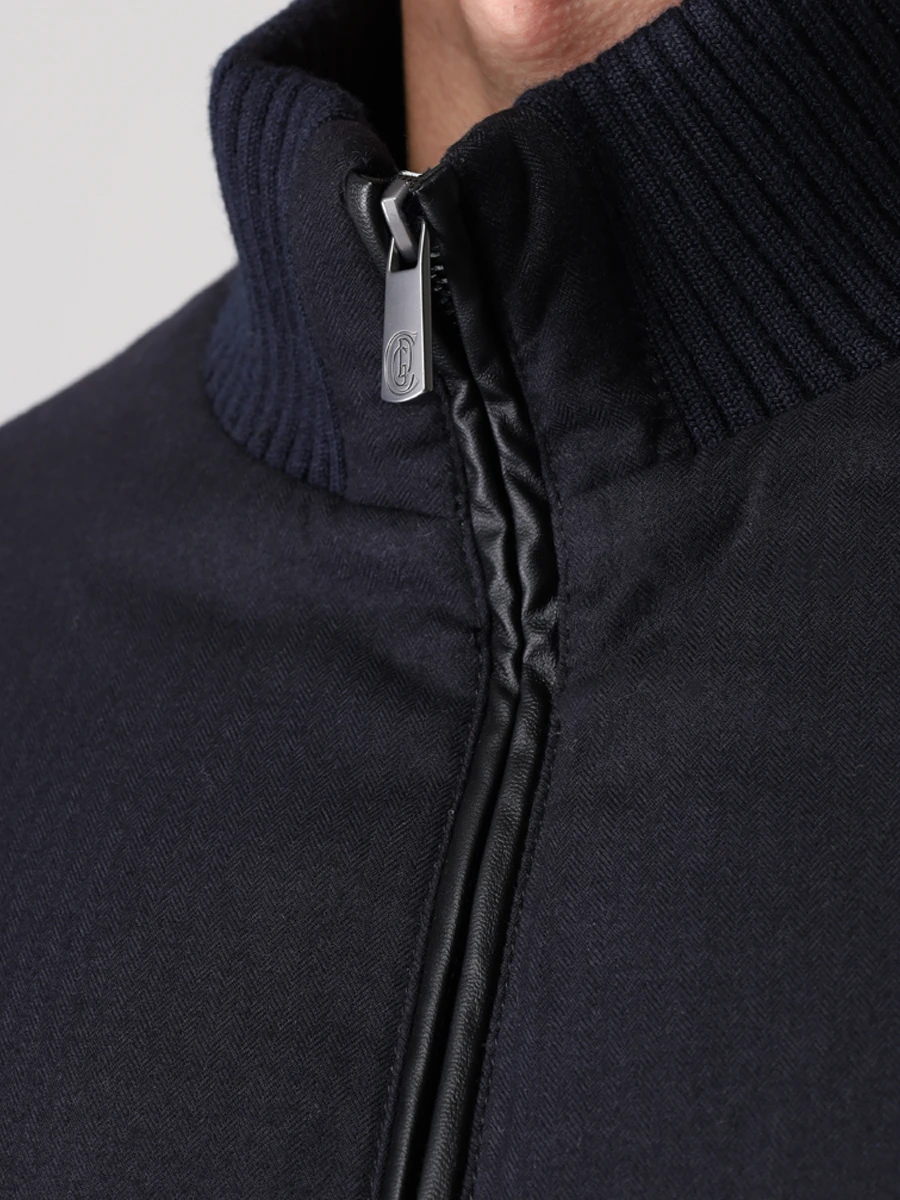 Бомбер комбинированный