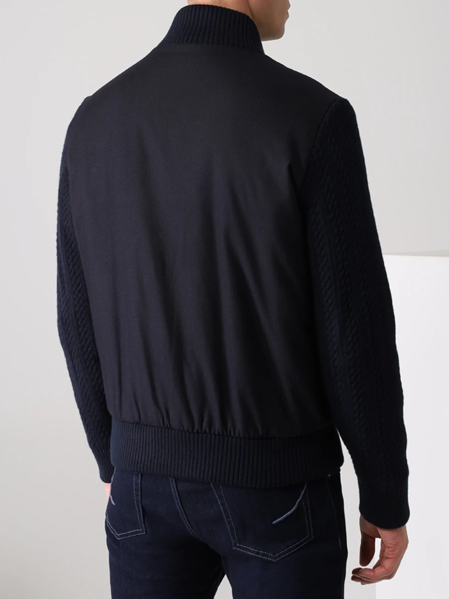 Бомбер комбинированный