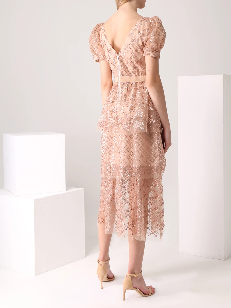 Платье с пайетками
