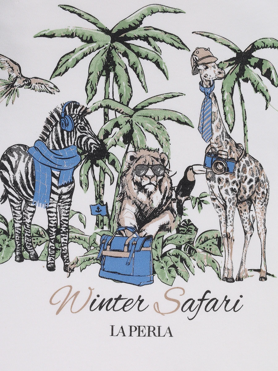 Пижама хлопковая с принтом