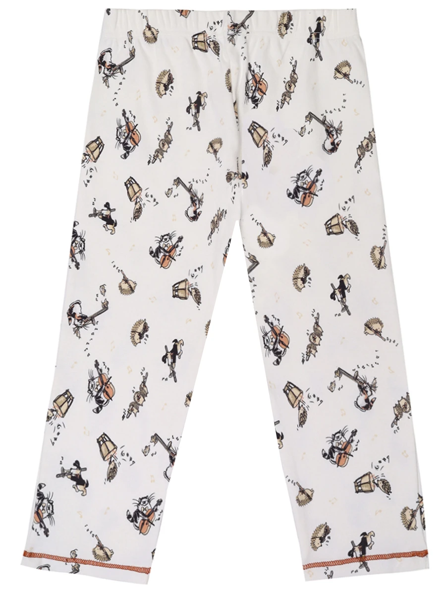 Пижама хлопковая с принтом