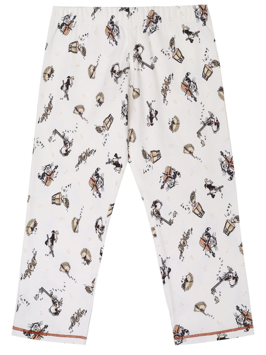 Пижама хлопковая с принтом