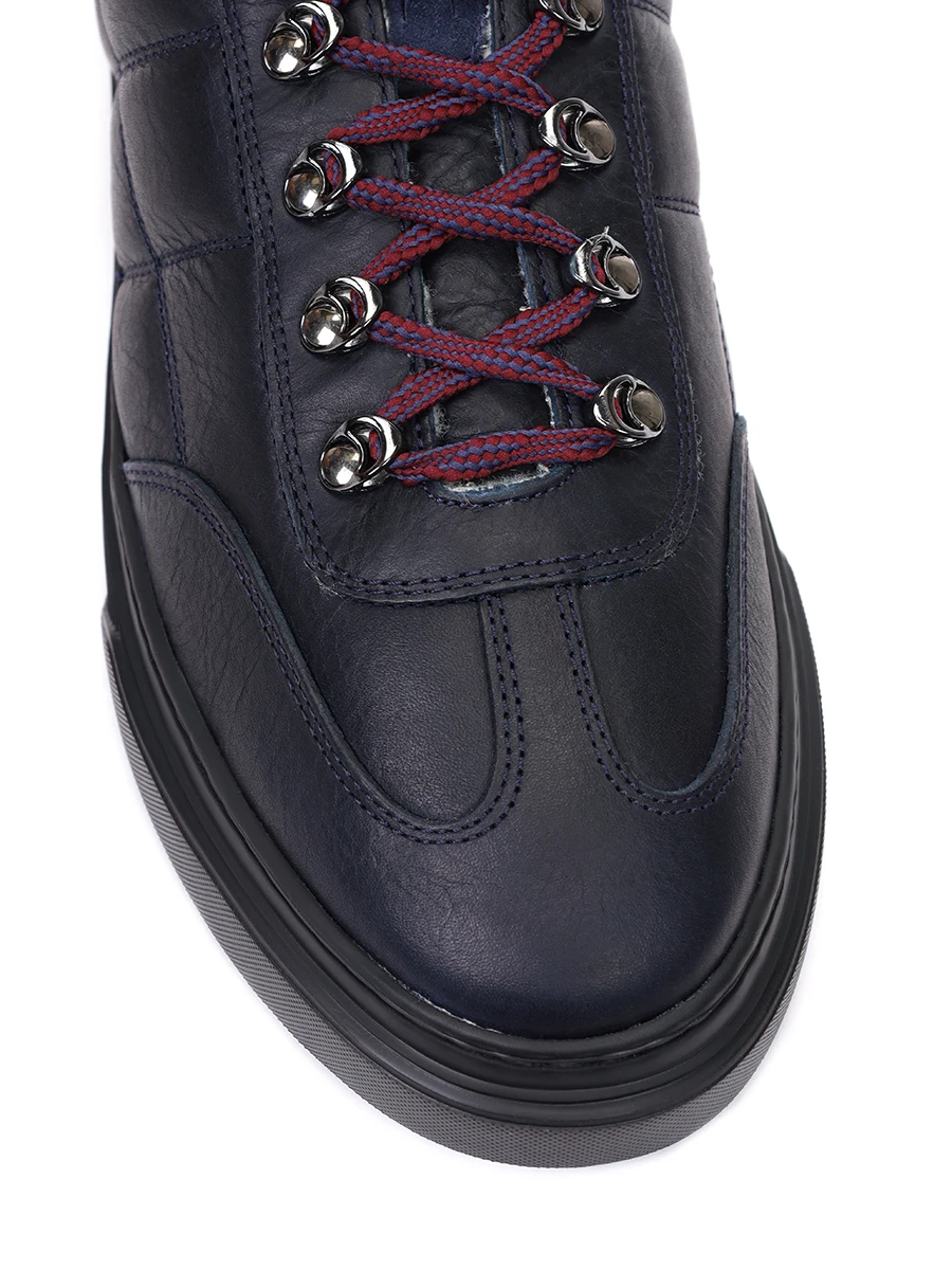 Кеды кожаные на меху