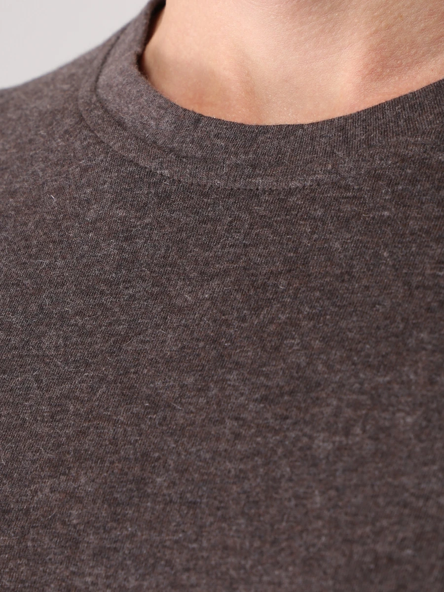 Лонгслив из хлопка и кашемира