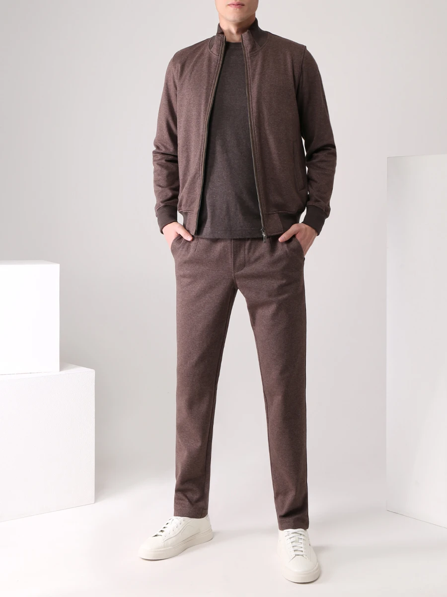 Лонгслив из хлопка и кашемира