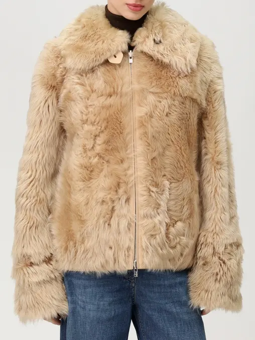 Полушубок двусторонний из овчины Chaz LORO PIANA