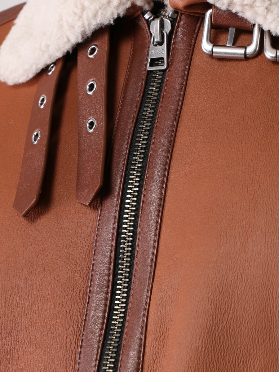 Дубленка укороченная из овчины