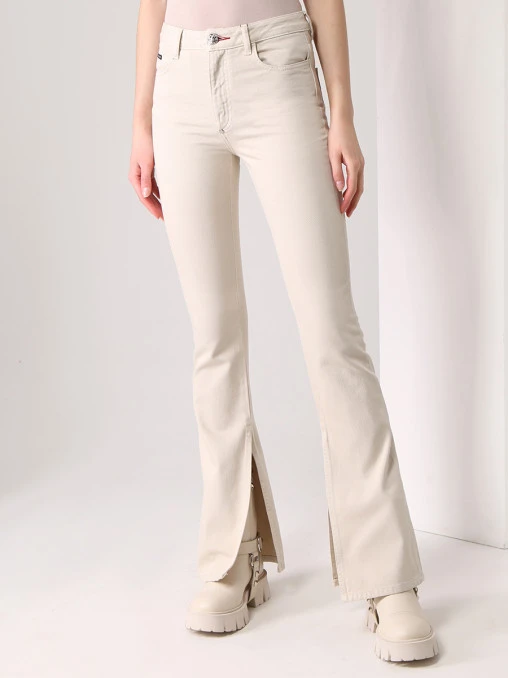 Джинсы-клеш хлопковые Flaire Fit PHILIPP PLEIN