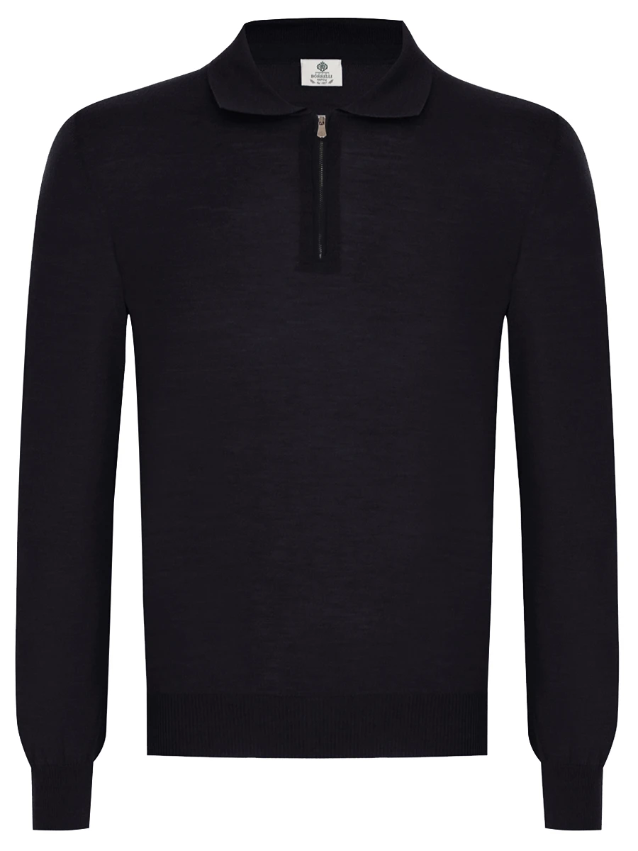 Поло из шерсти и шелка