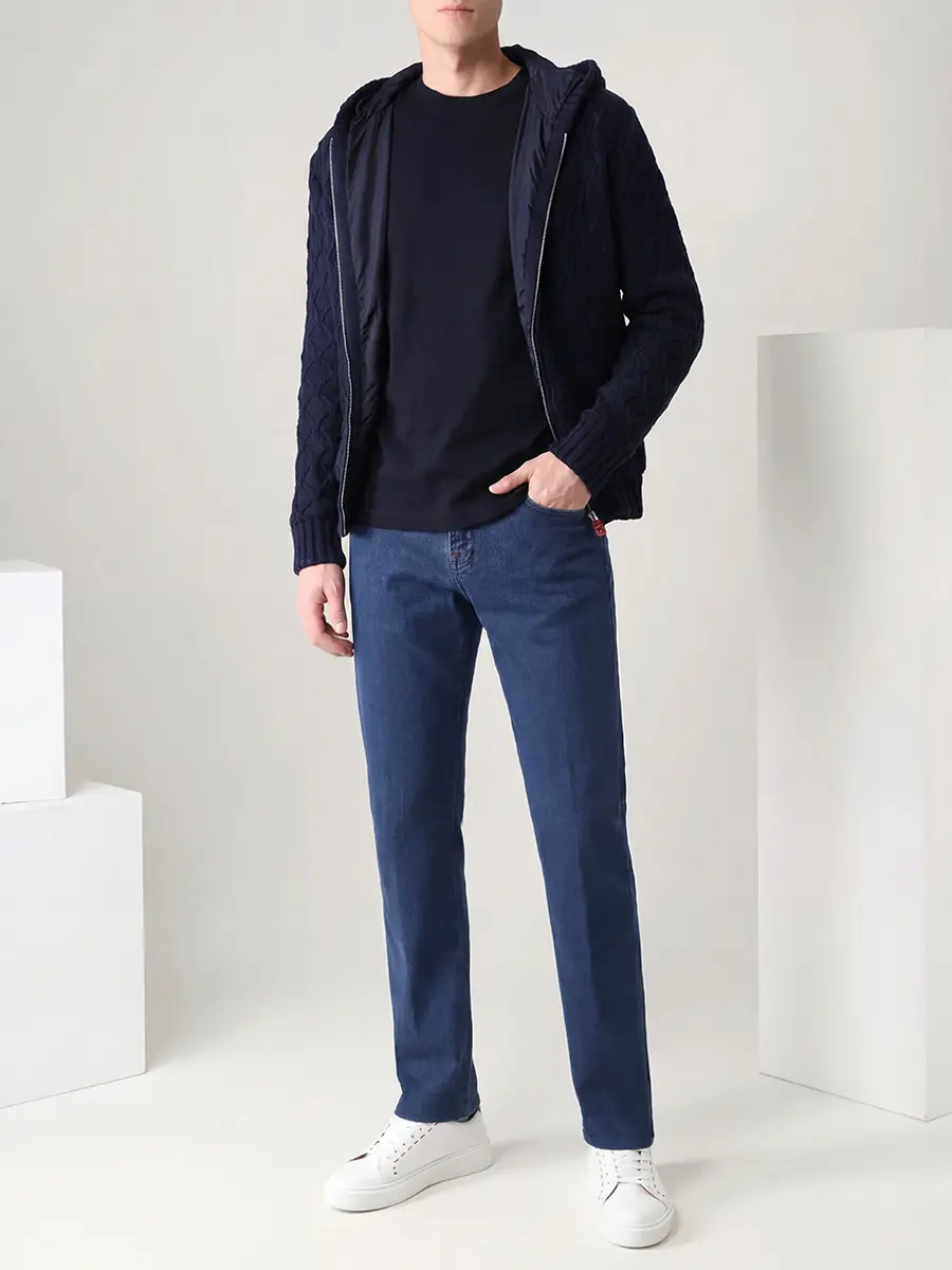 Джинсы Regular Fit хлопковые