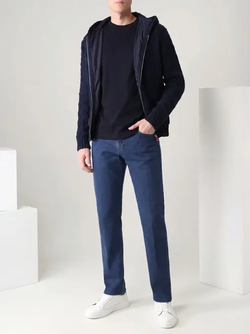 Джинсы Regular Fit хлопковые KITON