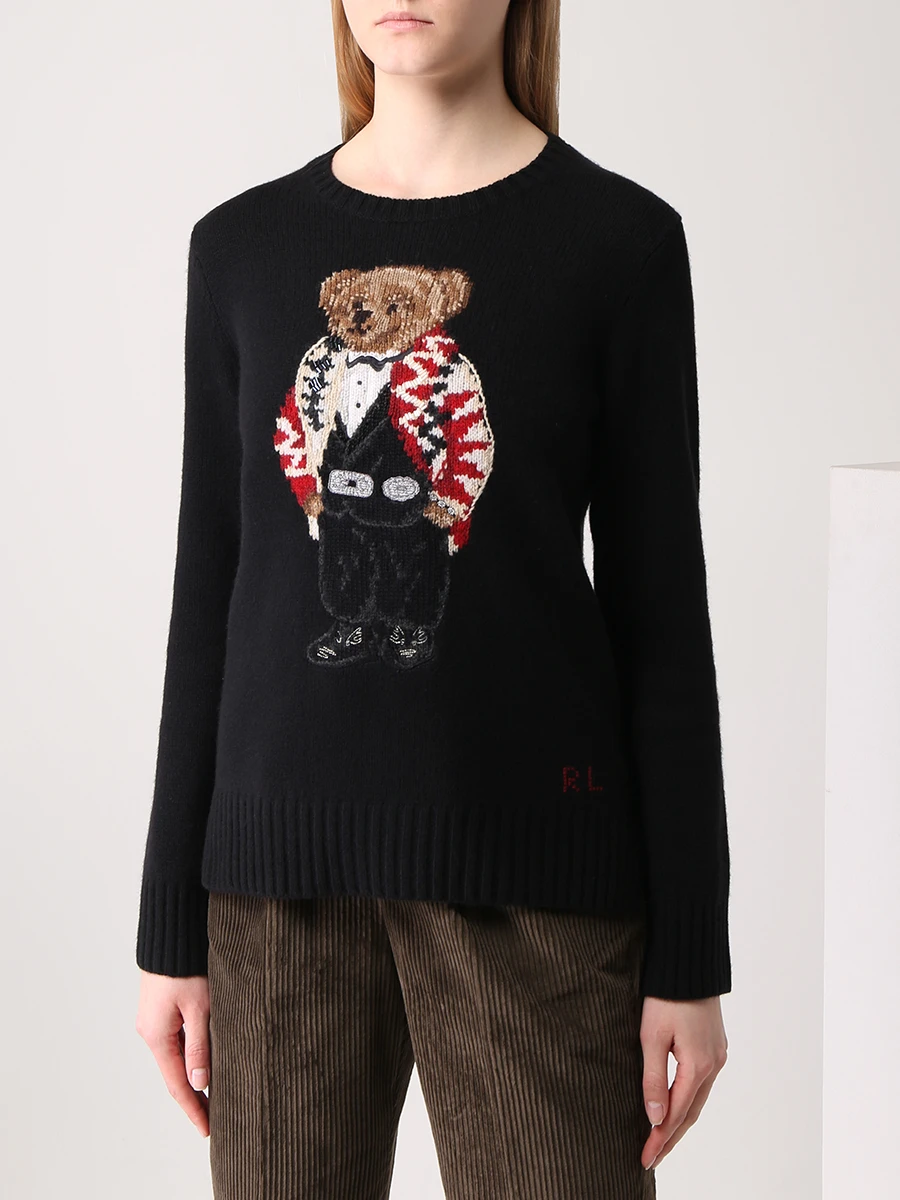 Джемпер шерстяной с принтом