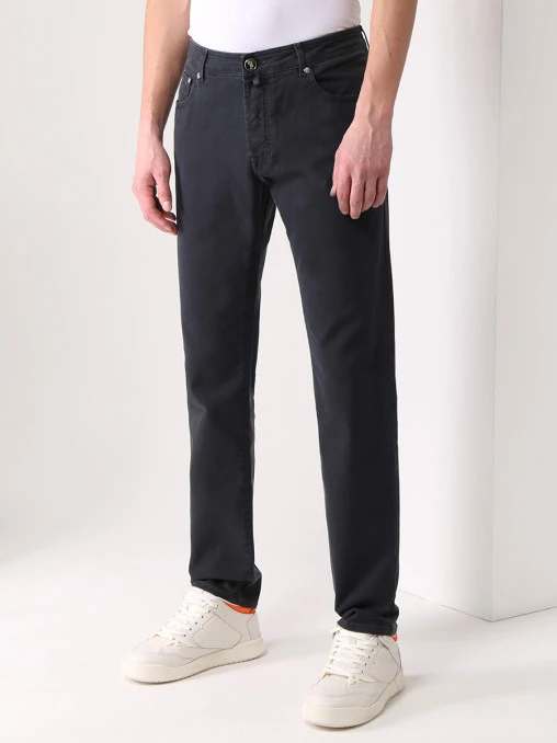 Джинсы Slim Fit хлопковые MOORER