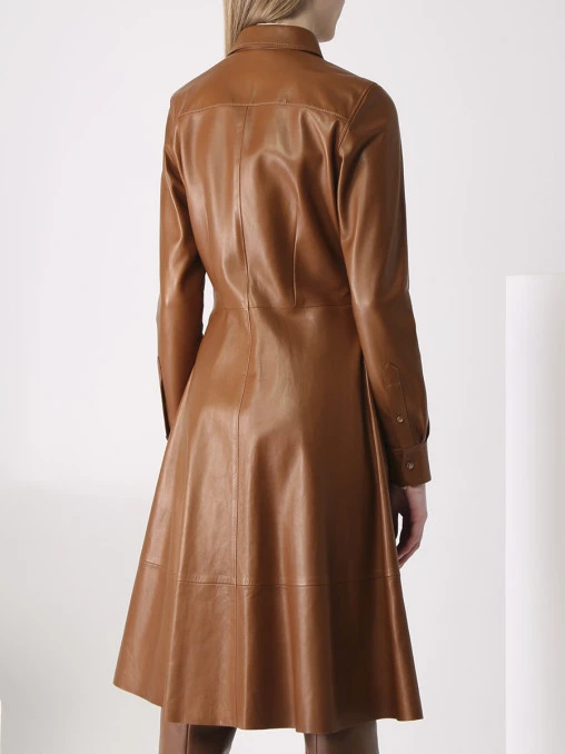 Платье кожаное RALPH LAUREN