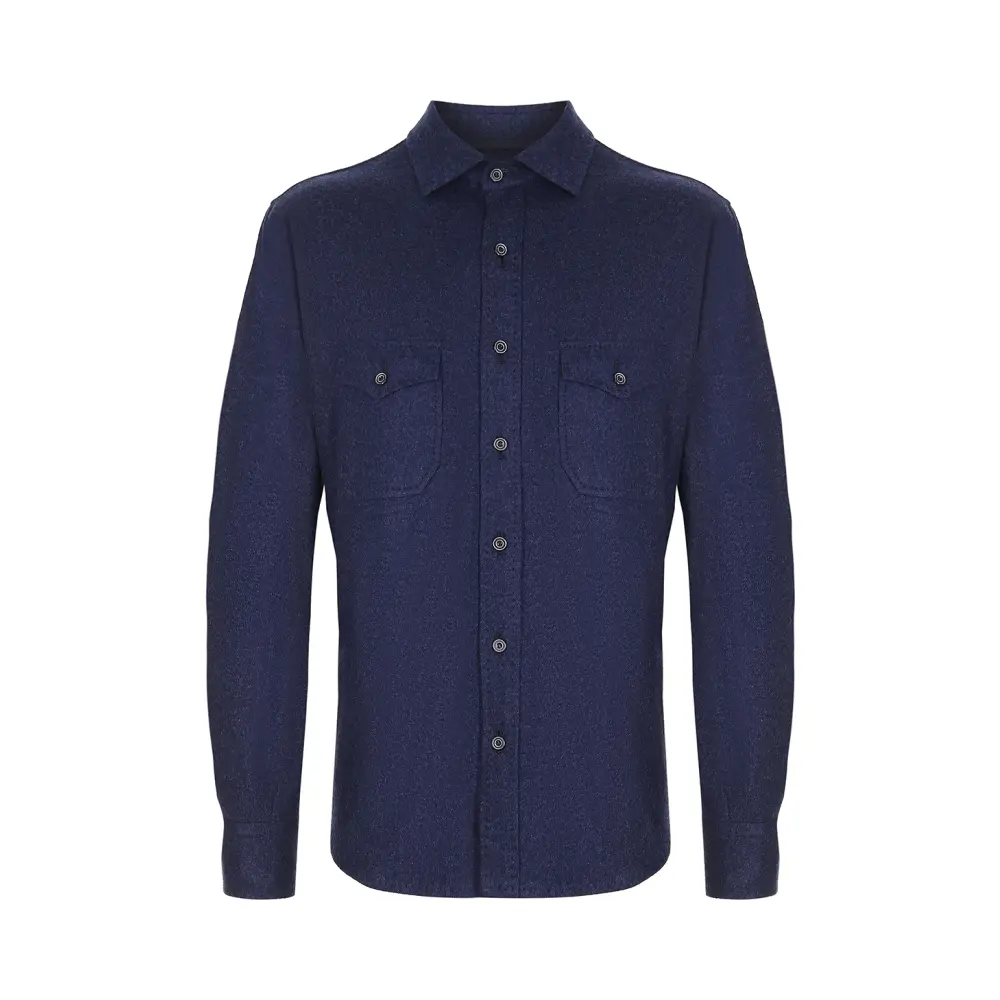 Рубашка Slim Fit кашемировая