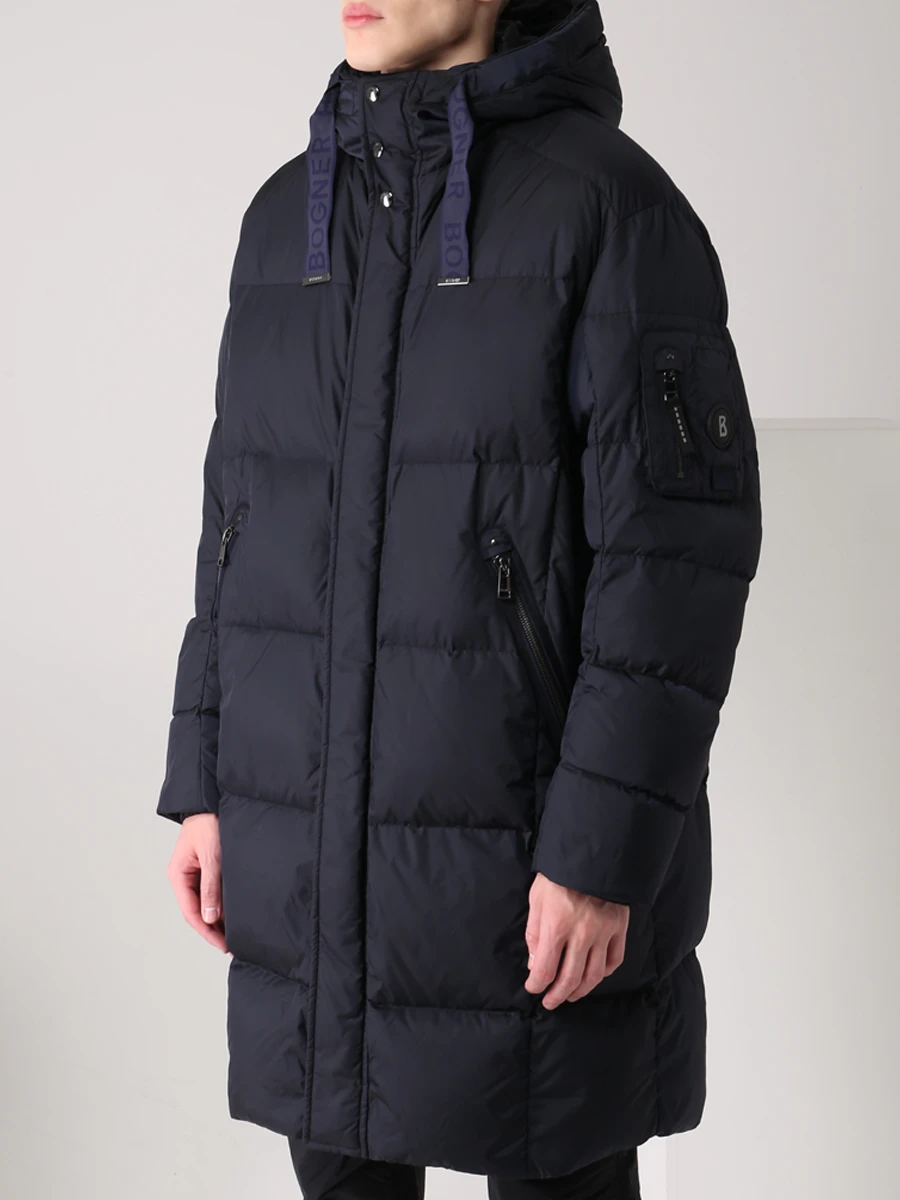 Пуховик стеганый удлиненный