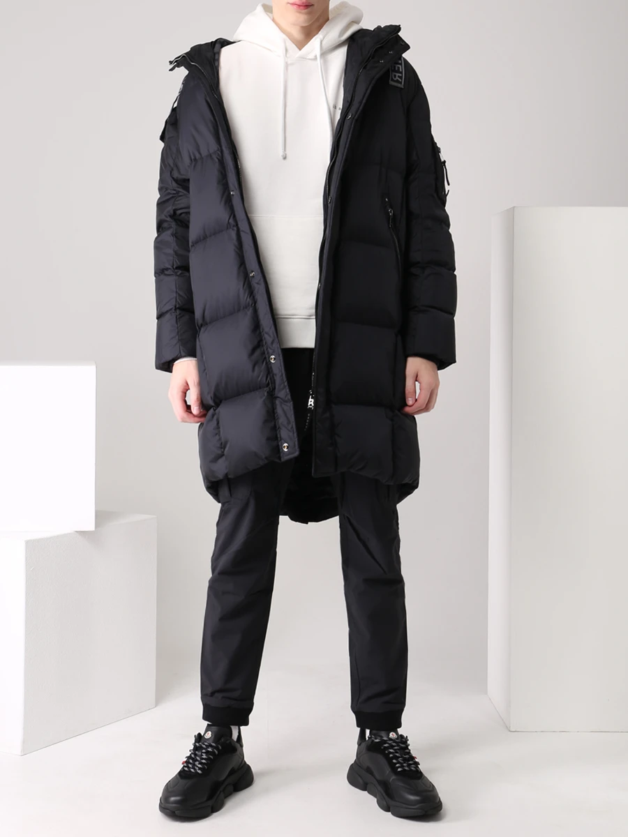 Пуховик стеганый удлиненный